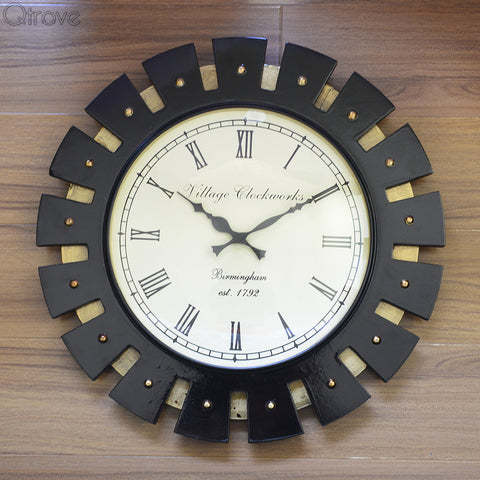 Wooden Polish Wall Clock