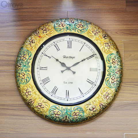 Meenakari Wall Clock