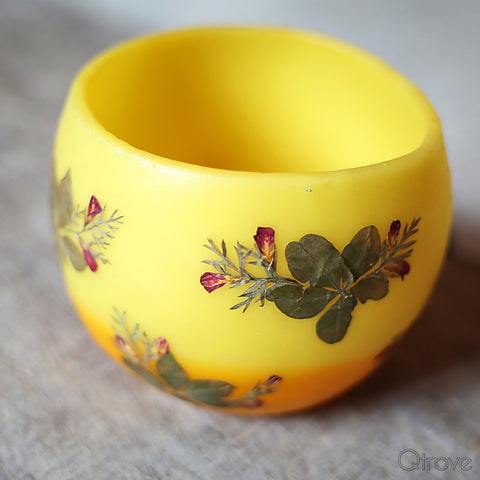 Lemon Scented Aromatic Candle