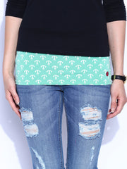 Printed Anchor Green Belly Band at Qtrove