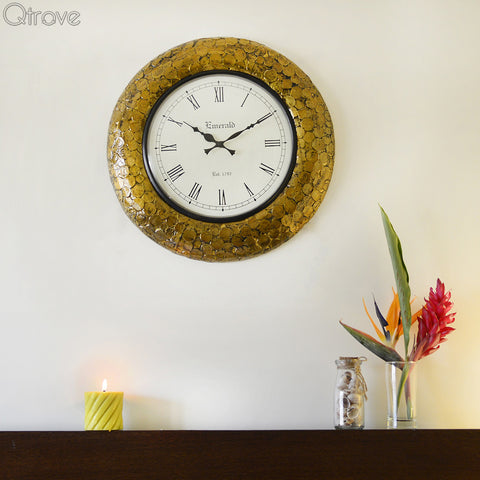 Brass Coin Clock