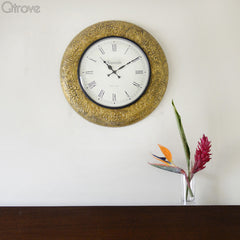 Brass Clock at Qtrove