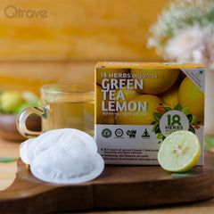Premium Green Tea With Golden Lemon (Pack of 2) at Qtrove