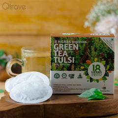 Premium Green Tea With Tulsi (Pack of 2) at Qtrove