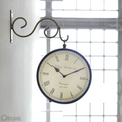 Railway Clock Brass Painting at Qtrove