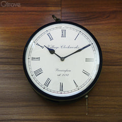 Railway Clock Brass Painting at Qtrove
