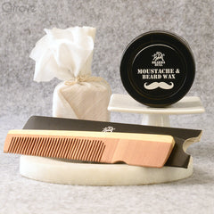 1 Moustache & Beard Wax And 1 Beard Comb at Qtrove