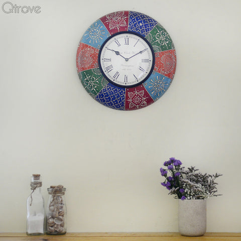 Handpainted Wall Clock