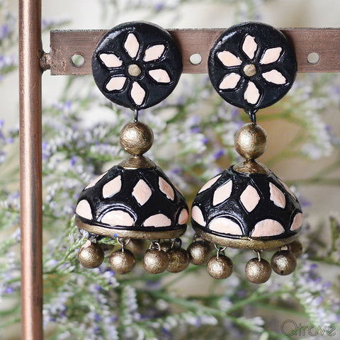 Contemporary Handmade Temple Tomb Jhumka