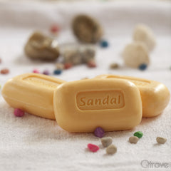 Sandalwood Brindavan Soap (Pack of 3) at Qtrove