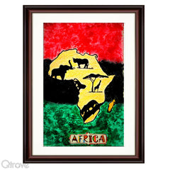 Africa Wall Frame at Qtrove