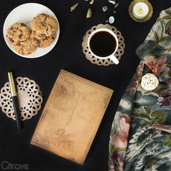 Re-Purposed Handmade Leather Rustic Vintage Diary at Qtrove