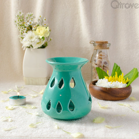 Ceramic Green Candle Diffuser (Medium)