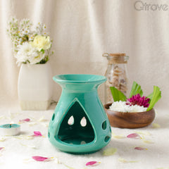 Ceramic Green Candle Diffuser (Medium) at Qtrove