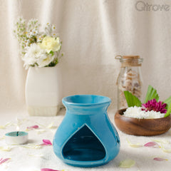 Ceramic Blue Candle Diffuser (Small) at Qtrove