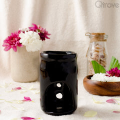 Ceramic Black Candle Diffuser (Small) at Qtrove