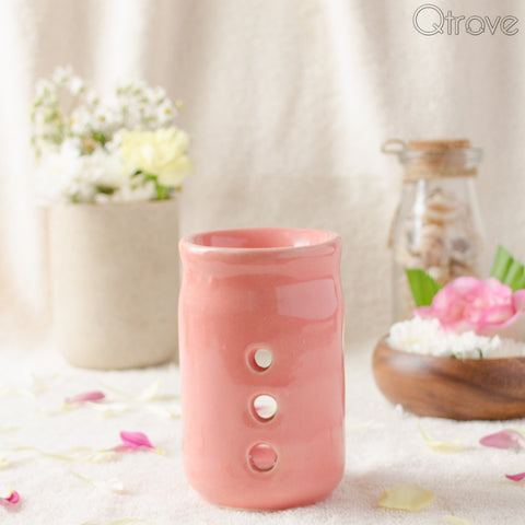 Ceramic Pink Long Candle Diffuser (Small)