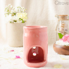 Ceramic Pink Long Candle Diffuser (Small) at Qtrove