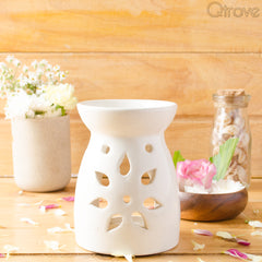 Ceramic White Candle Diffuser (Large) at Qtrove