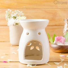 Ceramic White Candle Diffuser (Large) at Qtrove