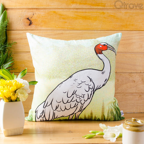 Crane Cushion Cover