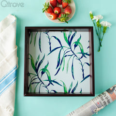 Dancing Leaves Tray at Qtrove