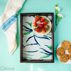 Dancing Leaves Tray at Qtrove