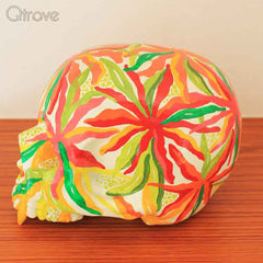 Handcrafted Skull - Flores at Qtrove