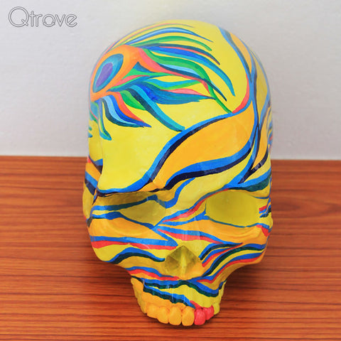 Handcrafted Skull – Pavo Real