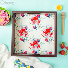 Water Flowers Tray at Qtrove