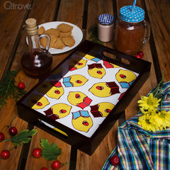 Wodden Serving Tray Lazy Lemons at Qtrove