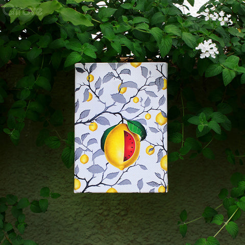 Canvas Wall Art Water Colour Lemons