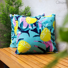 Cushion Cover Water Colour Lemons Melons at Qtrove