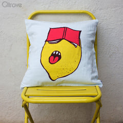 Cushion Cover Lazy Lemons at Qtrove