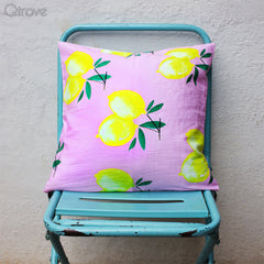Cushion Cover Water Colour Lemons at Qtrove