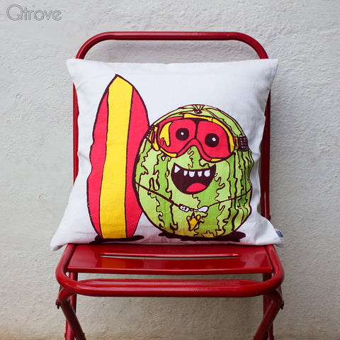 Cushion Cover Surfer Melon