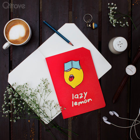 Lazy Lemon A5 Notebook