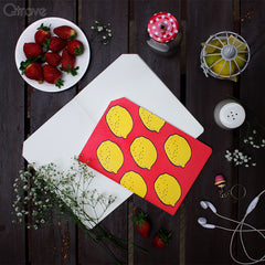 A5 Notebook Lemon Pattern at Qtrove