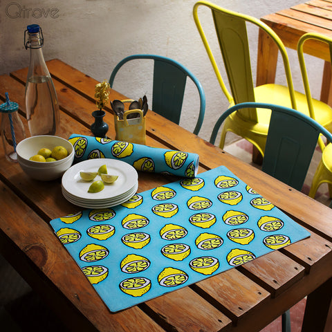 Table Mats Cut Lemons
