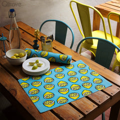 Table Mats Cut Lemons at Qtrove