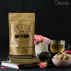 Ginger Flavoured Tea with Ginger Roots at Qtrove