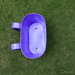 Plain Oval Railing Planter - Purple at Qtrove