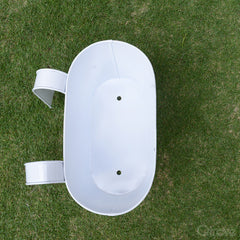 Handpainted Oval Railing Planter at Qtrove