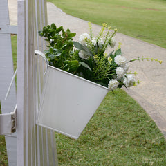 Handpainted Square Railing Planters at Qtrove
