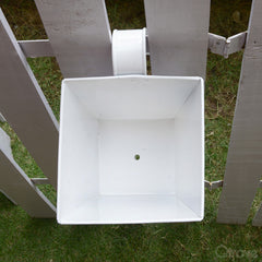 Handpainted Square Railing Planters at Qtrove