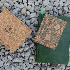 Handcrafted Cork Leather Card Wallet at Qtrove