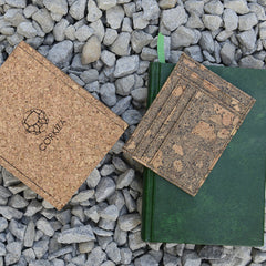 Handcrafted Cork Leather Card Wallet at Qtrove