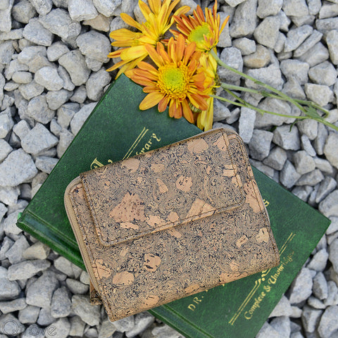 Handcrafted Cork Leather Fold Wallet