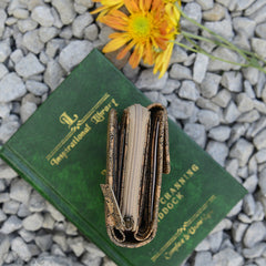 Handcrafted Cork Leather Fold Wallet at Qtrove