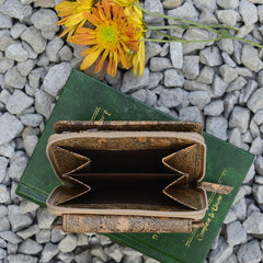 Handcrafted Cork Leather Fold Wallet at Qtrove